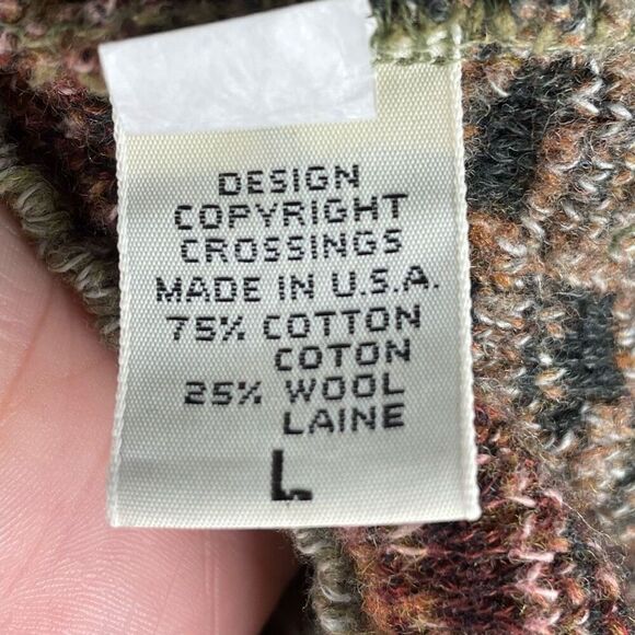 Vintage Essay Linda Larson Cotton Wool Autumnal Oversized Knit Sweater - Women’s - Picture 7 of 8